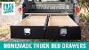 Truck Tool Box Mounting Kit Poly Underbody Bracket Heavy Gauge Steel Frame Black